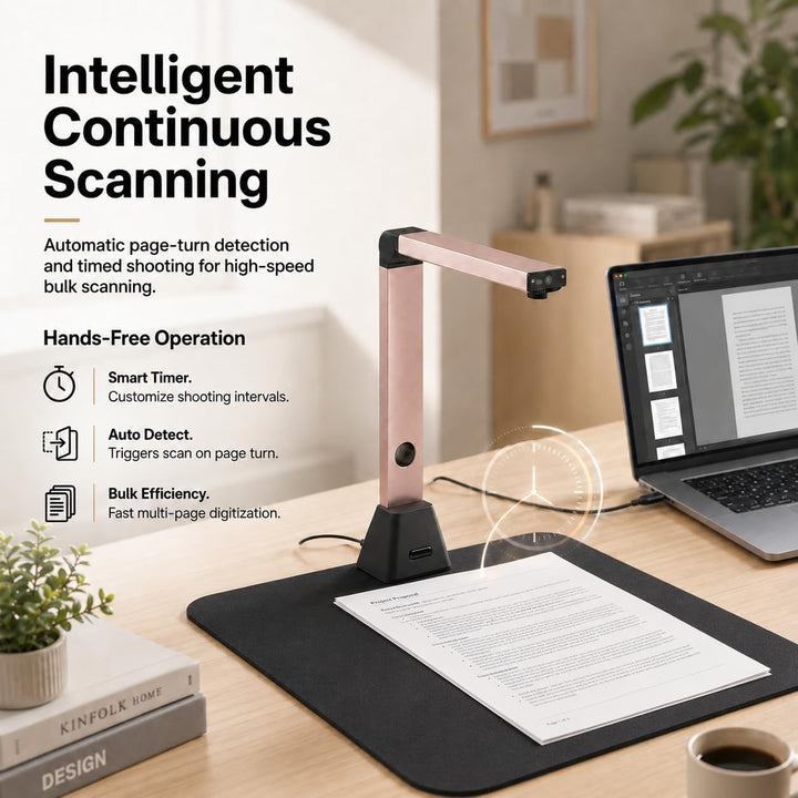 Scanner DIN A3 18MP USB：DIN A3 Scanner Dokumentenscanner 4912×3680 mit OCR Texterkennung LED Licht S