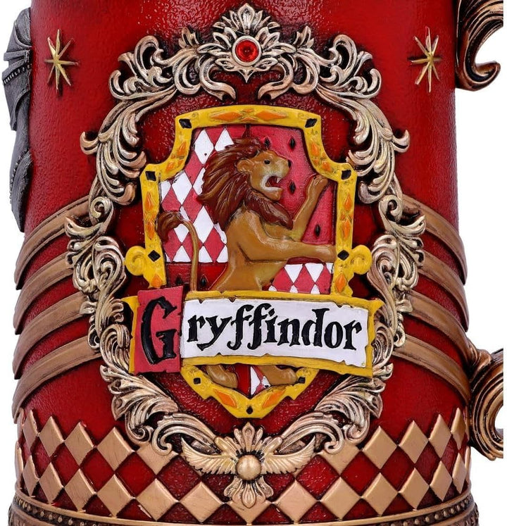 Nemesis Now Harry Potter Gryffindor Hogwarts House Collectable Tankard, Harz, Rot/Goldfarben, 1.25 p