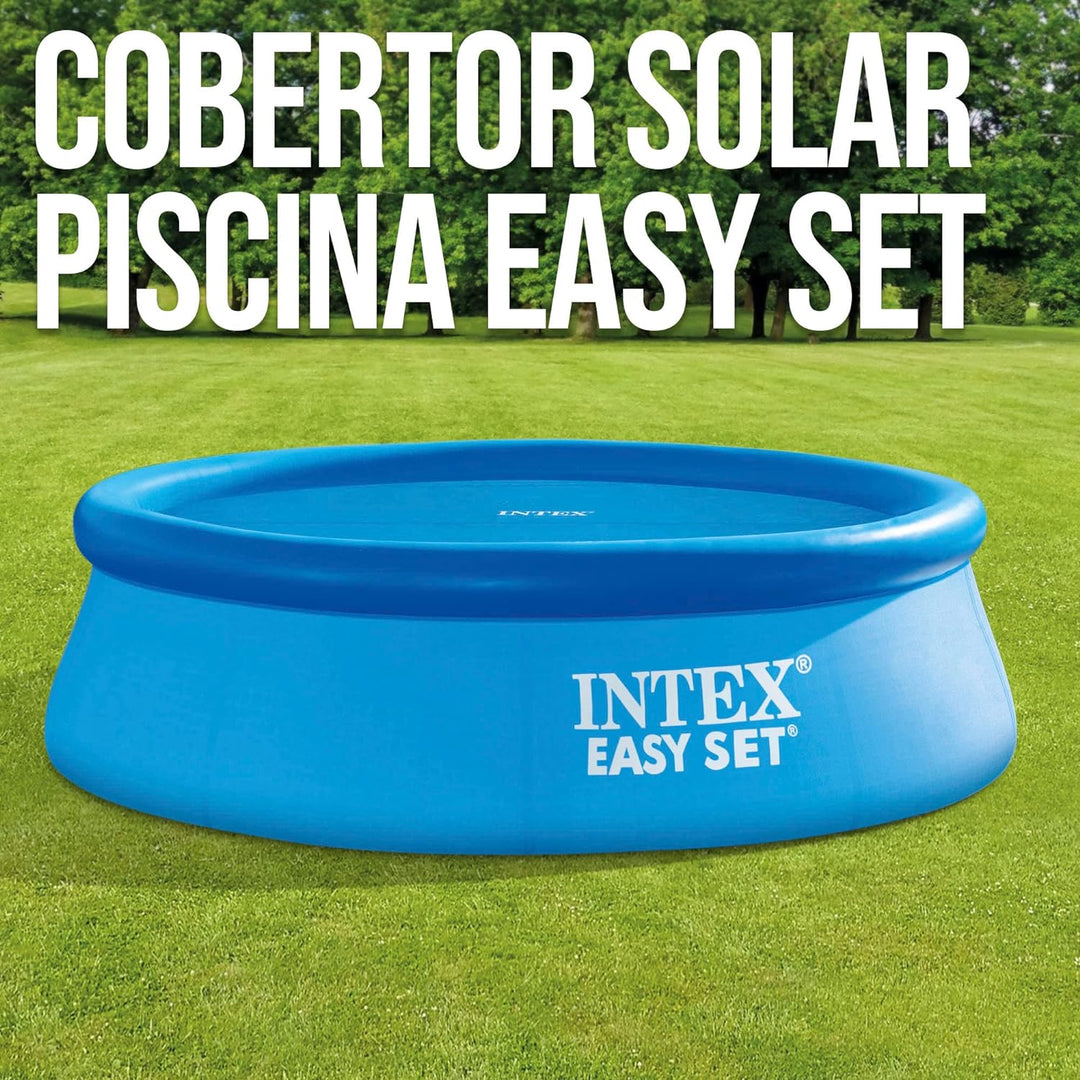 Intex Frame Pool Set Rondo Ø 244 x 51 cm, 28205NP & Solar Cover Pool - Solarabdeckplane - Ø 244 cm -