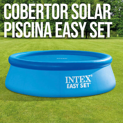 Intex Frame Pool Set Rondo Ø 244 x 51 cm, 28205NP & Solar Cover Pool - Solarabdeckplane - Ø 244 cm -