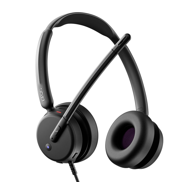 EPOS Impact 460T - Doppelseitiges On Ear USB C & USB A kabelgebundenes Headset mit dualem Noise-Canc