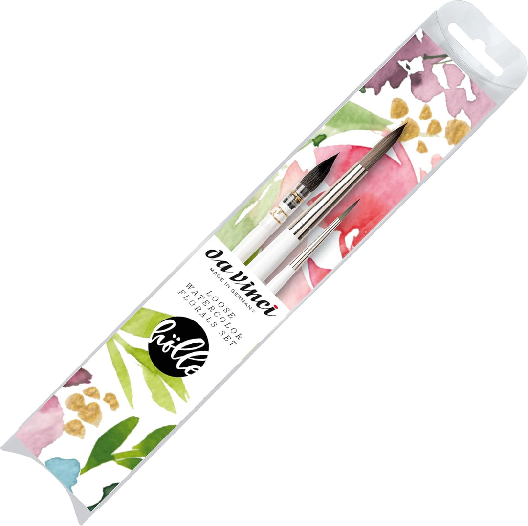 Da Vinci Pinsel Set Loose Watercolor Florals Frau Hölle