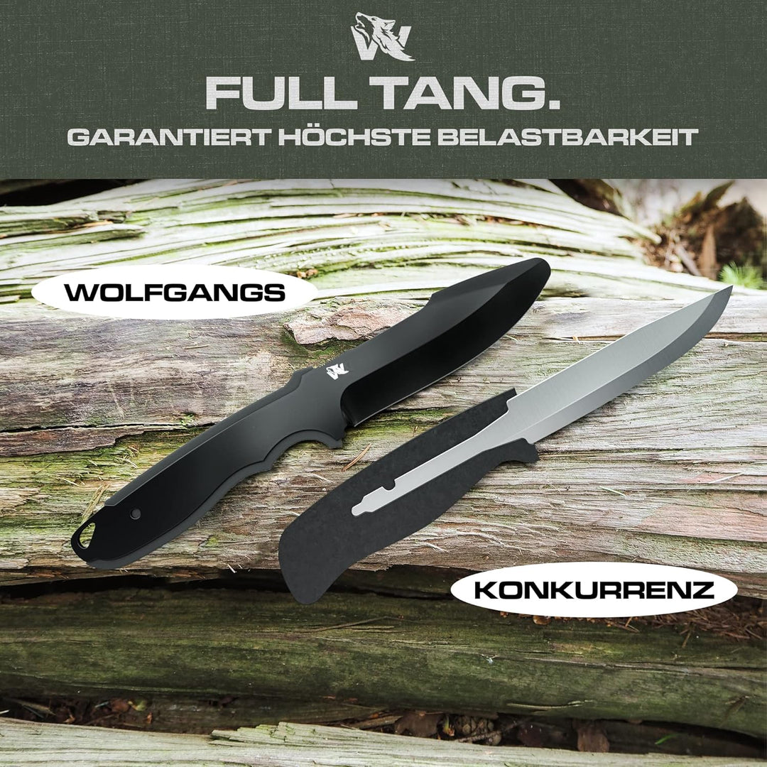 ODENWOLF W-KIDS – Kinder Schnitzmesser Set mit robuster Scheide & süssem Kindermesser Führerschein –
