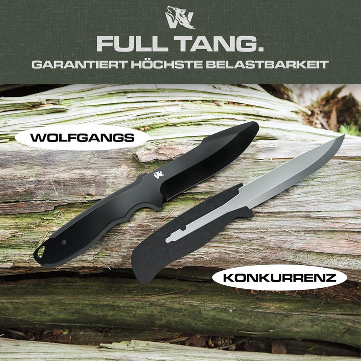 ODENWOLF W-KIDS – Kinder Schnitzmesser Set mit robuster Scheide & süssem Kindermesser Führerschein –
