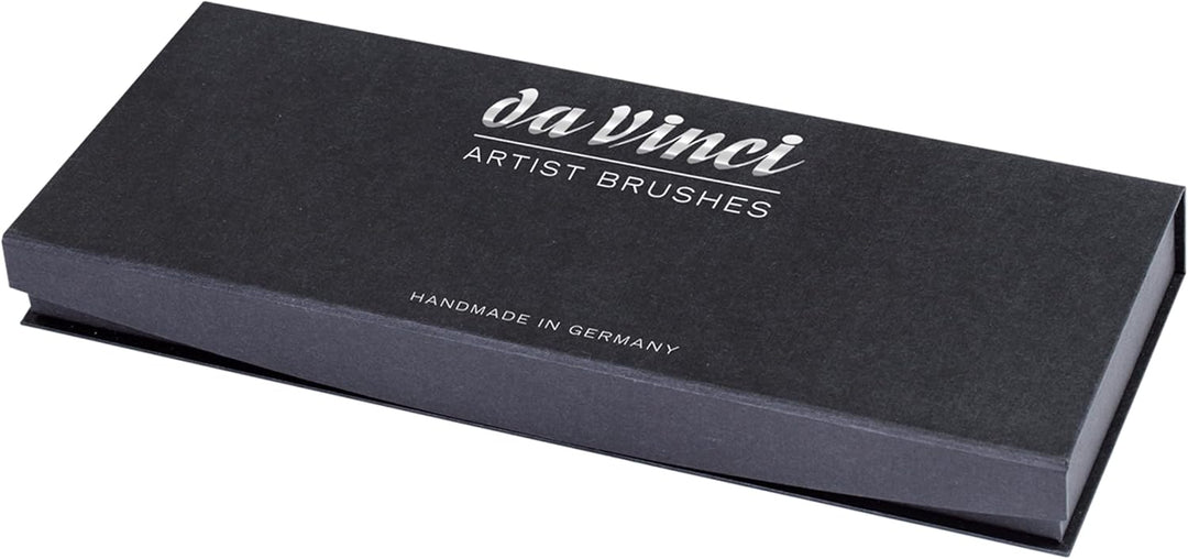 da Vinci Watercolor Series Deluxe Pinselset Casaneo, Aquarell, Schnappbox-Set Quill Size 2, Slant Si