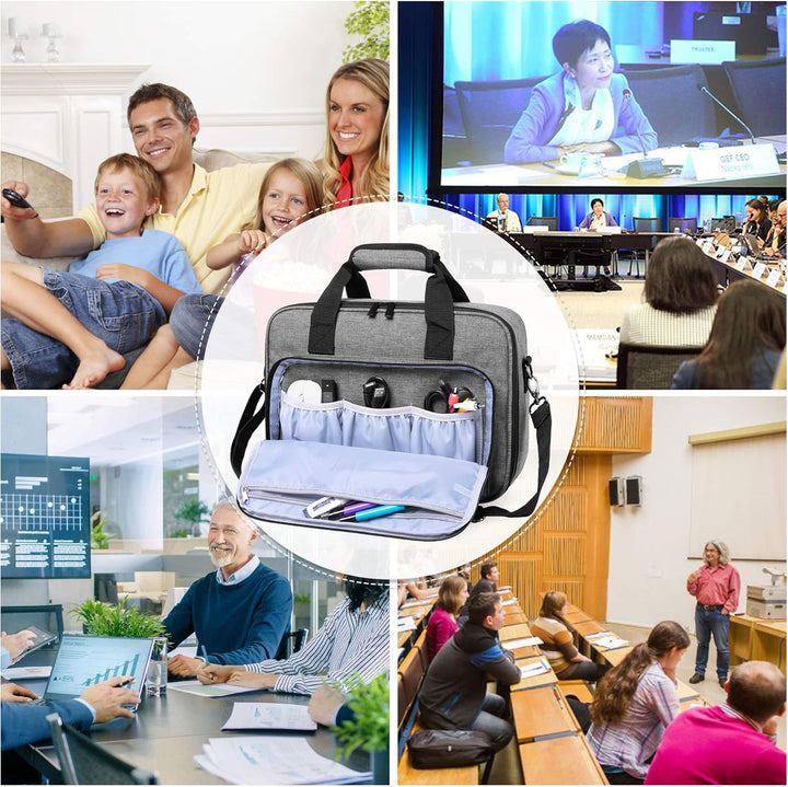 Luxja Beamertasche Kompatibel mit Acer, BenQ, Epson, Optoma und Viewsonic Beamer, Projektor Tasche m