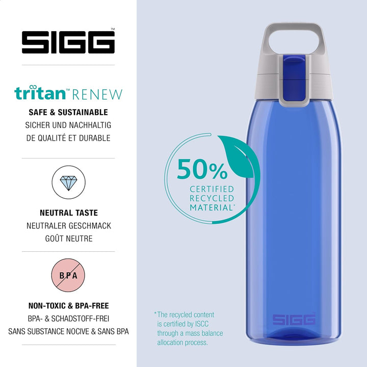 SIGG - Tritan Trinkflasche - Total Color ONE ONE - Für Kohlensäurehaltige Getränke Geeignet - Spülma