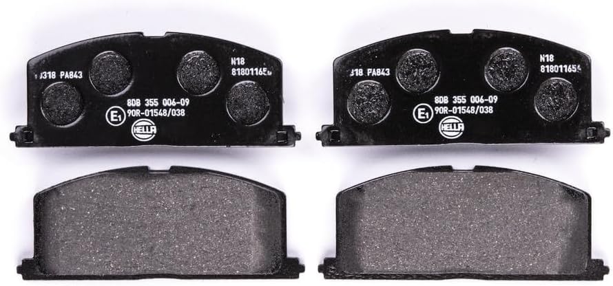 HELLA PAGID 8DB 355 006-091 Bremsbelagsatz - T0318 - Dicke/Stärke: 15mm - Bremssystem: Akebono - für