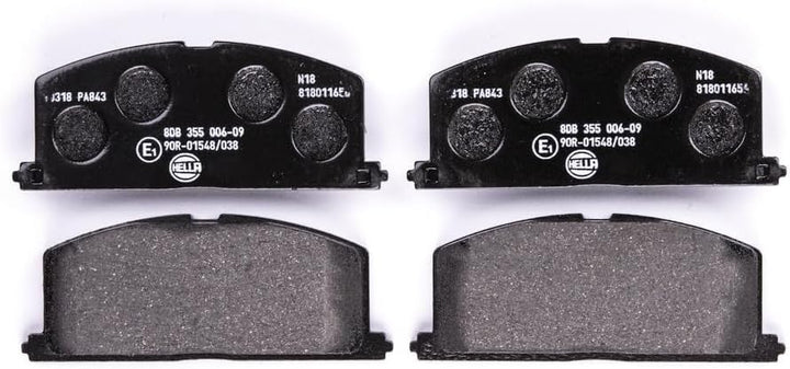 HELLA PAGID 8DB 355 006-091 Bremsbelagsatz - T0318 - Dicke/Stärke: 15mm - Bremssystem: Akebono - für