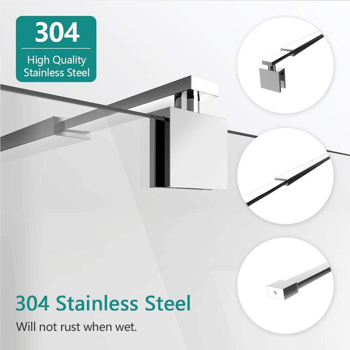 EMKE UWSB12 Stützstange, Chrome, UWSB12