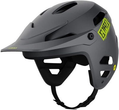 Giro Unisex – Erwachsene Tyrant Spherical MIPS S Matte Met Black/Ano Lime 22, S Matte Met Black/Ano