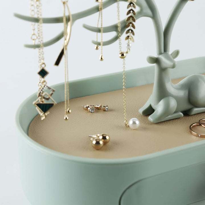 MORE&amp;LESS Aluminiumlegierung Griff Geweih Schmuck Display-Rack Baum Turm hängenden Ring Ohrringe Hal
