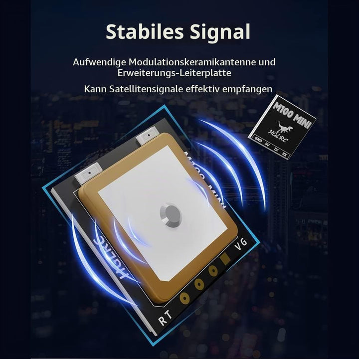 HGLRC Mini M100 GPS Modul für UBLOX Kompatibel mit 2-7 Zoll FPV Racing Drone