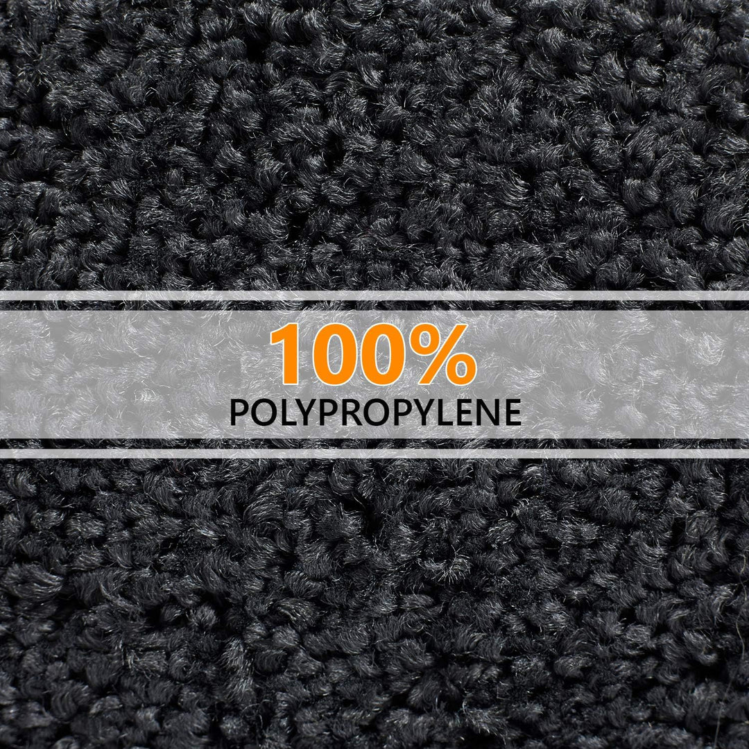 GadHome Fussmatte Anthrazit Grau 90x150 cm|Eingangstürmatte wasserdicht waschbar strapazierfähiger S