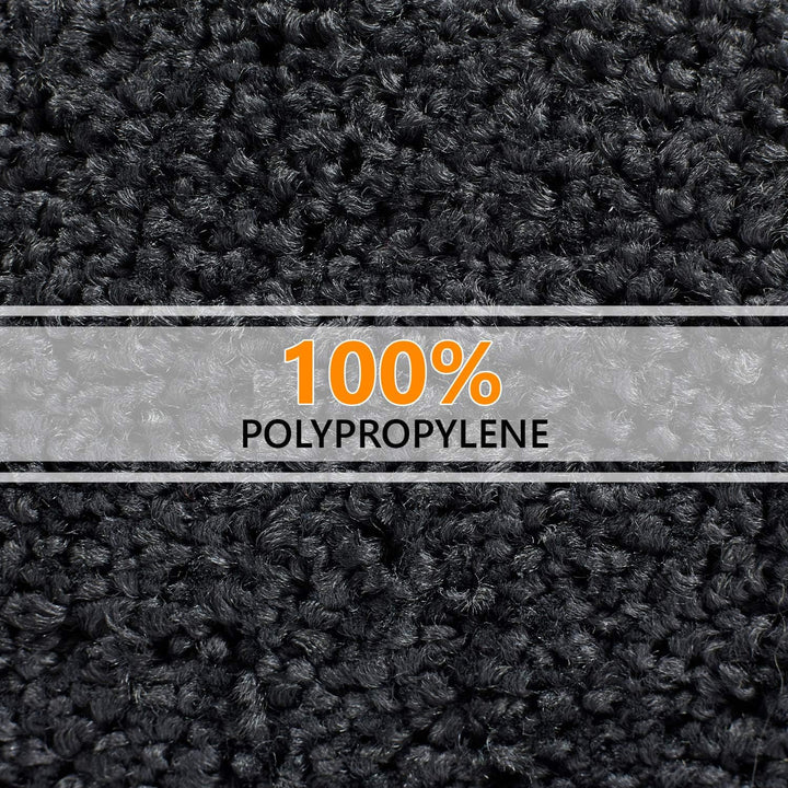 GadHome Fussmatte Anthrazit Grau 90x150 cm|Eingangstürmatte wasserdicht waschbar strapazierfähiger S
