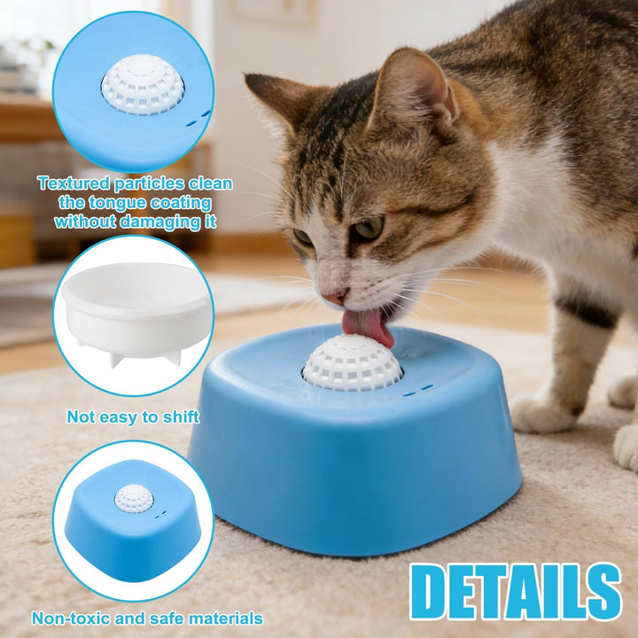 Schleckball Hund, Lick Bowl Für Hunde, Hundelickspielzeug, PP Nassfutter Lick Pad mit Saugnapfbecher