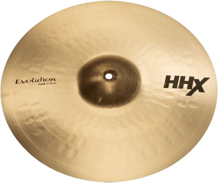 Sabian 17" HHX Evolution Crash, Brillant Finish 17 Inch Evolution Crash, 17 Inch Evolution Crash