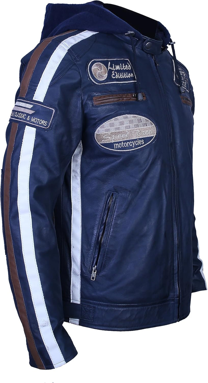 URBAN 5884 Unisex 58 Gents Motorradjacke (1er Pack) L Navy Blau, L Navy Blau