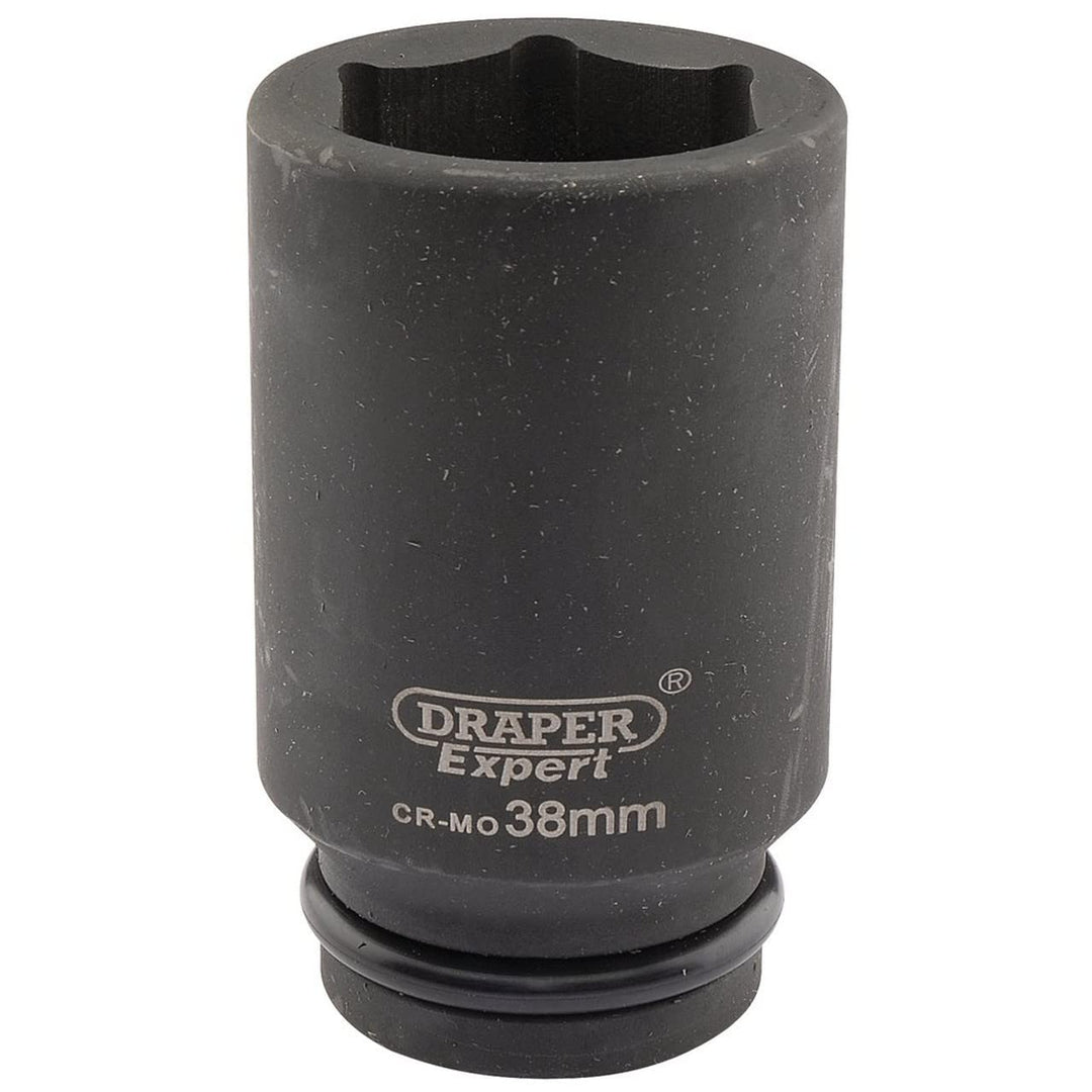 Draper Expert 5049 Hi-Torq Sechskant-Tiefbettstecknuss 17 mm 3/4 Zoll Vierkantantrieb, 419D-MM 38 mm