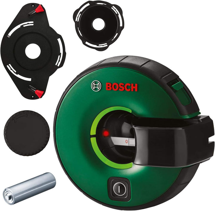 Bosch 2-in-1 Linienlaser Atino mit integriertem Massband (horizontales oder vertikales Ausrichten da
