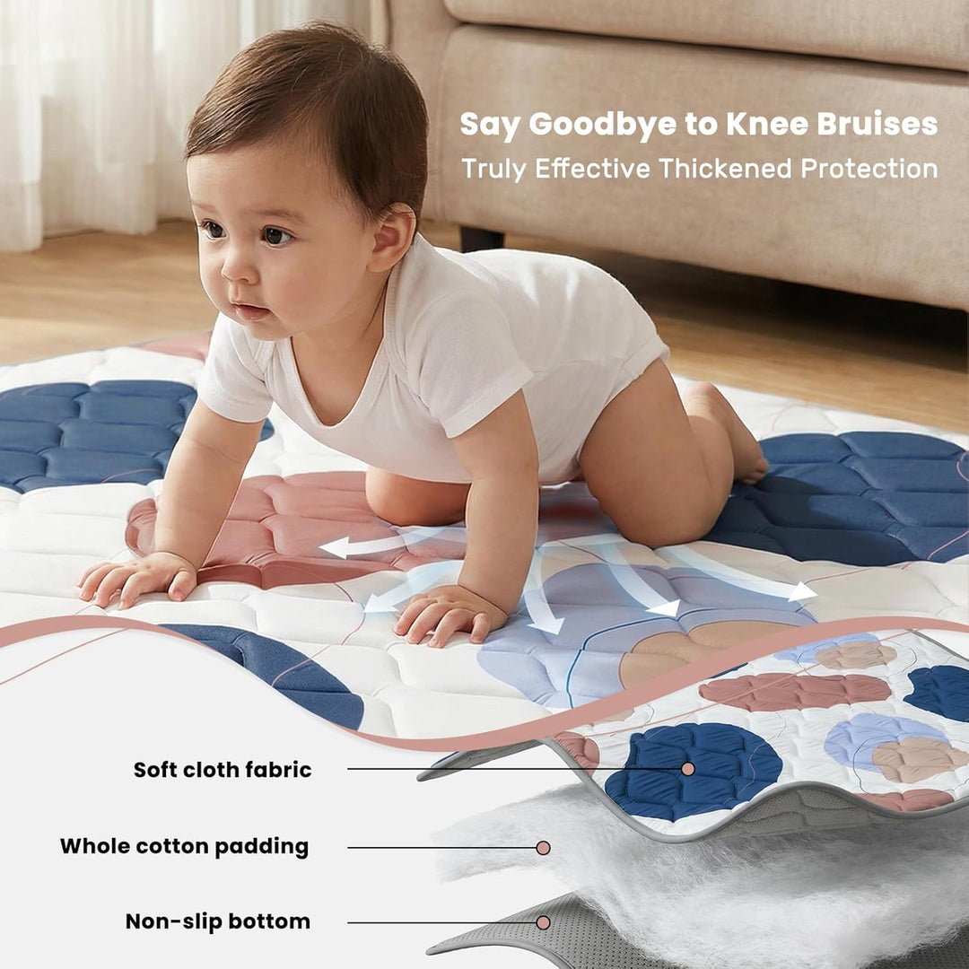 UBRAVOO Baby-Spielmatten, Krabbel-Laufgittermatte, Schaumstoff-Spielmatte für Babys und Kleinkinder,