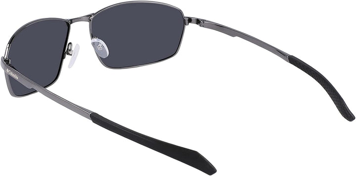 Columbia Herren C114sp Fir Ridge Sonnenbrille Einheitsgrösse Shiny Dark Gunmetal/Blue Mirro, Einheit