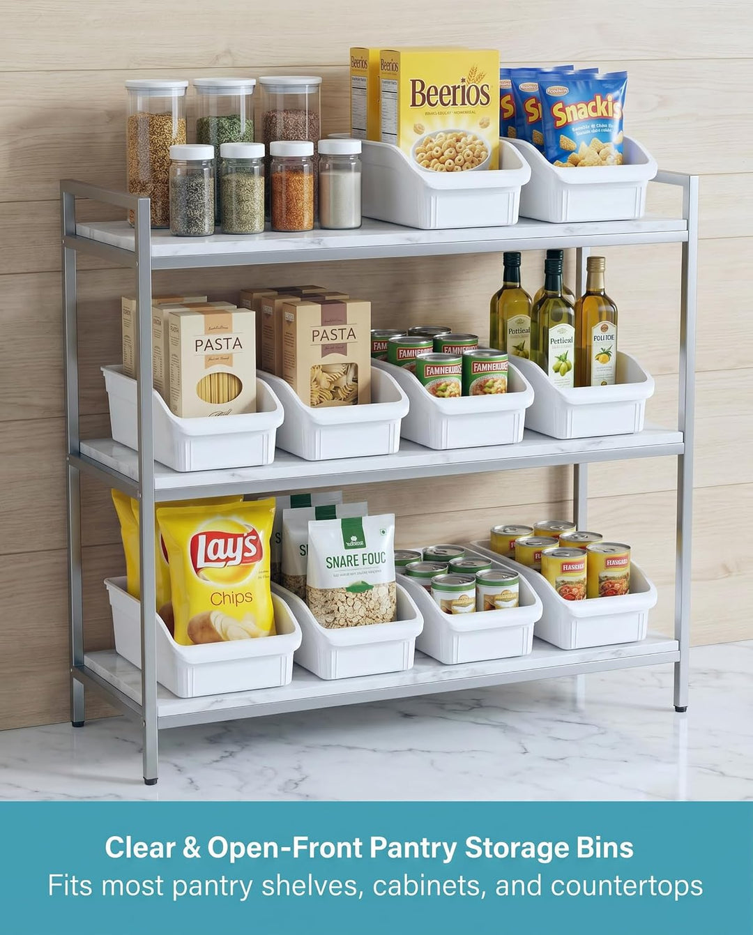 10PC Schminktisch Organizer Schubladenorganizer für Küchenutensilien, Vorratsschrank-Snacks, Kosmeti