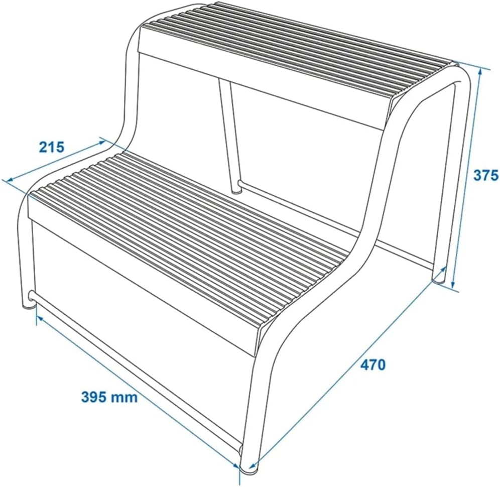 ProPlus Doppelstufe schwarz für Wohnwagen/Wohnmobil