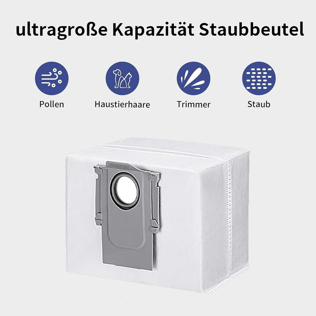 20 Stück Zubehörset für Roborock Q7+/Q7 MAX+ Staubsauger,1*Hauptbürste,6*Seitenbürsten,4*Filter,4*Wi