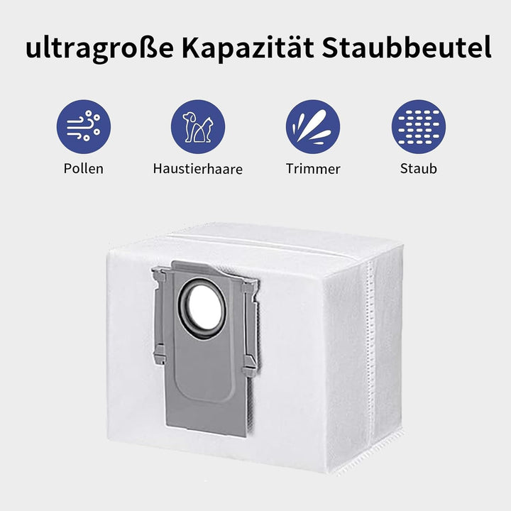 20 Stück Zubehörset für Roborock Q7+/Q7 MAX+ Staubsauger,1*Hauptbürste,6*Seitenbürsten,4*Filter,4*Wi