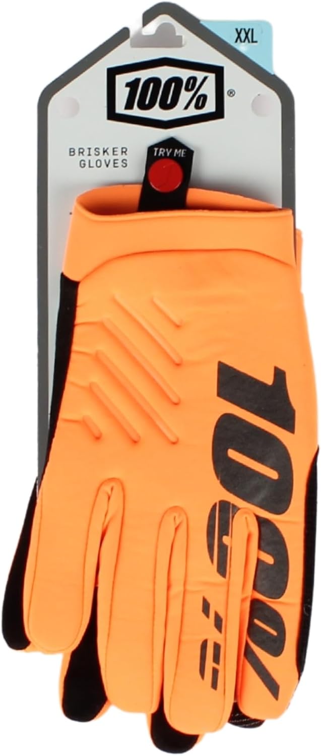 Unbekannt BRISKER Handschuhe Fluo Orange/Schwarz - 2XL