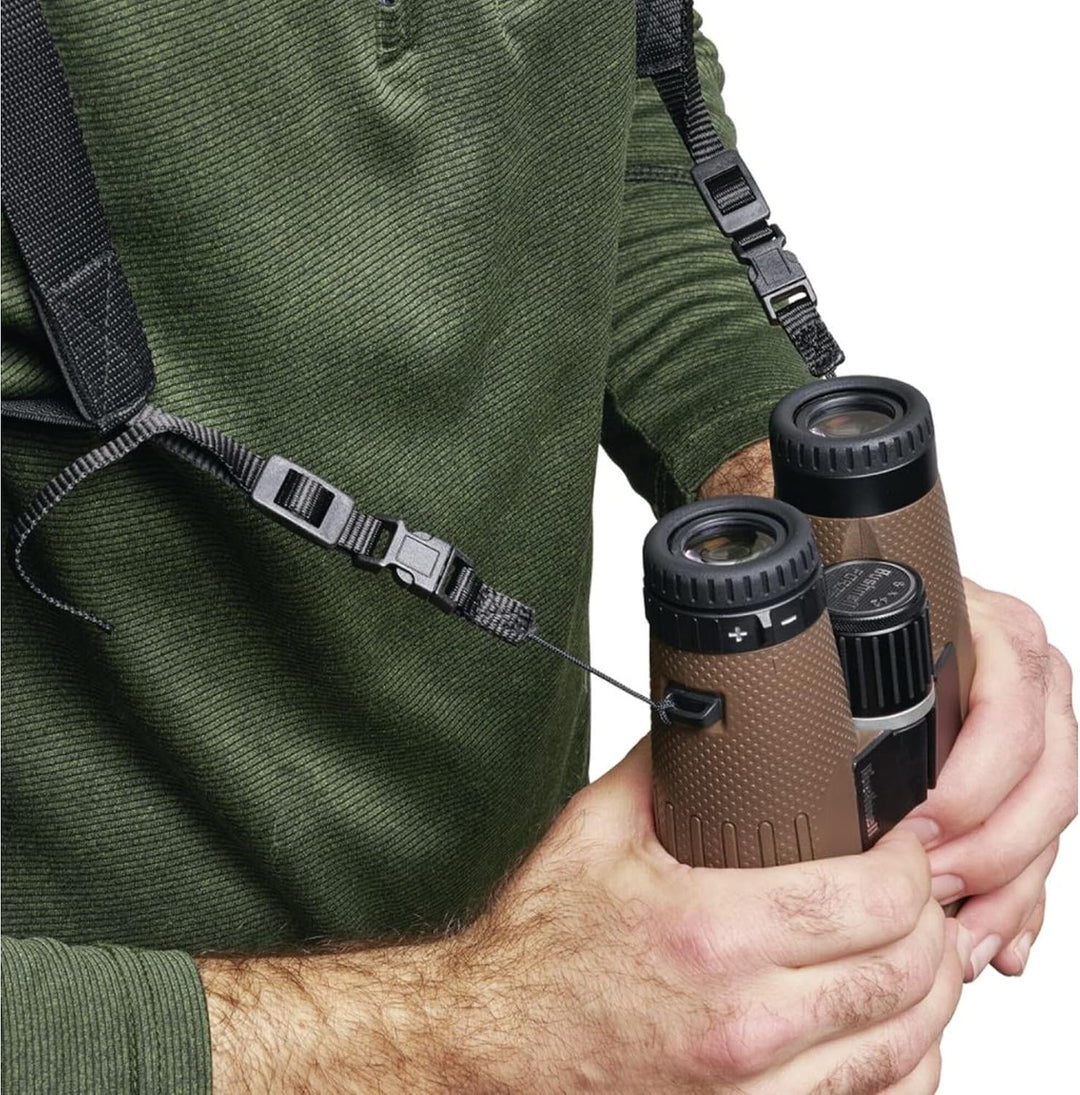 Bushnell - Universal Fernglas-Gurtzeug mit Schnellverschluss-Schnallen - Netzbelüftung - Vogelbeobac