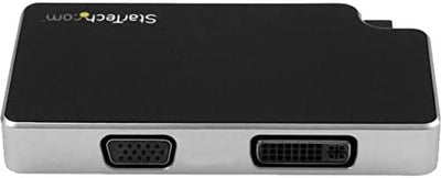 StarTech.com Audio Video Reiseadapter - 3in1 USB-C auf VGA, DVI oder HDMI - USB Typ C Adapter - 4K O