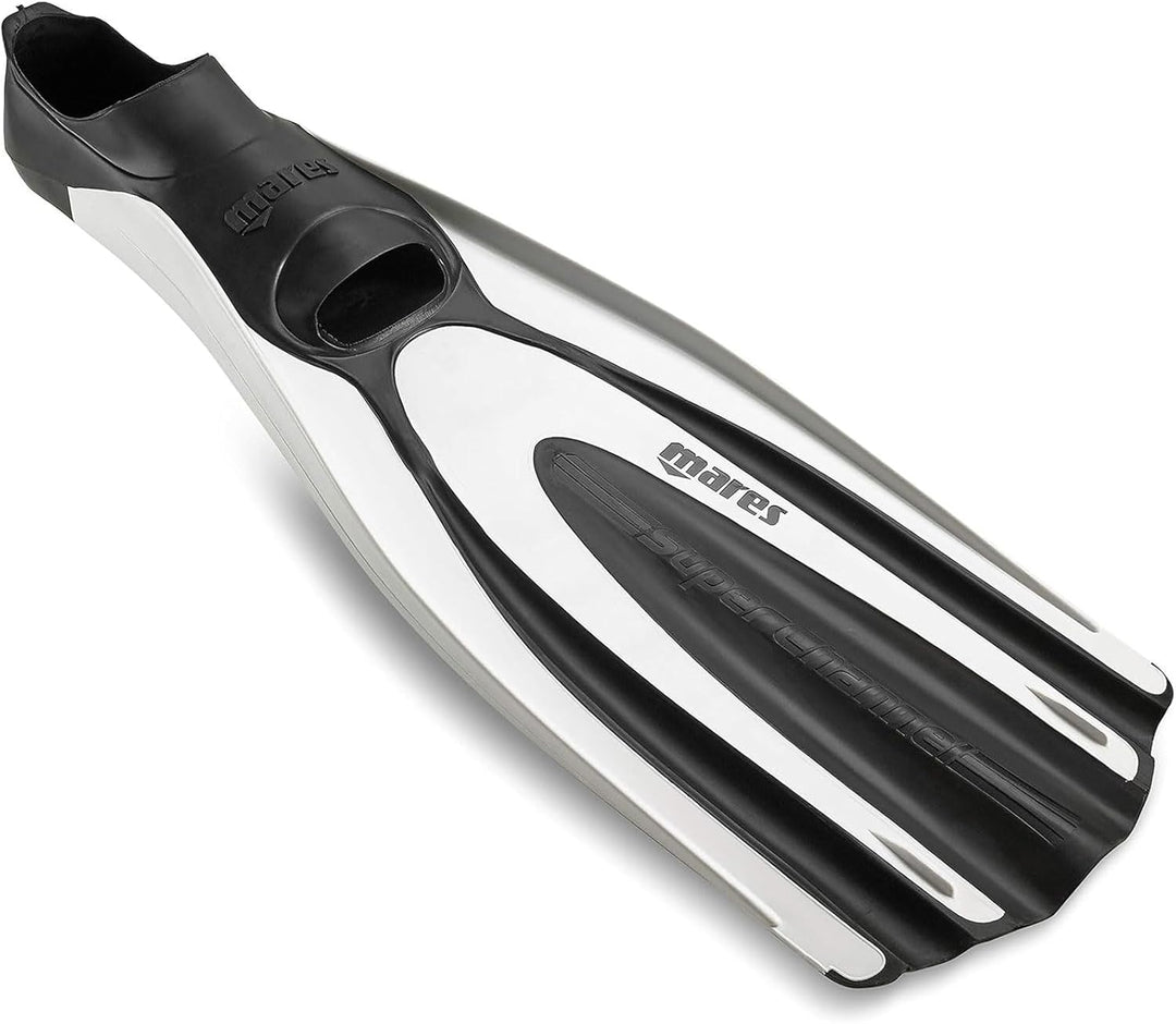 Mares Unisex – Erwachsene Avanti Superchannel Full Tauchflossen 42 weiss, 42 weiss