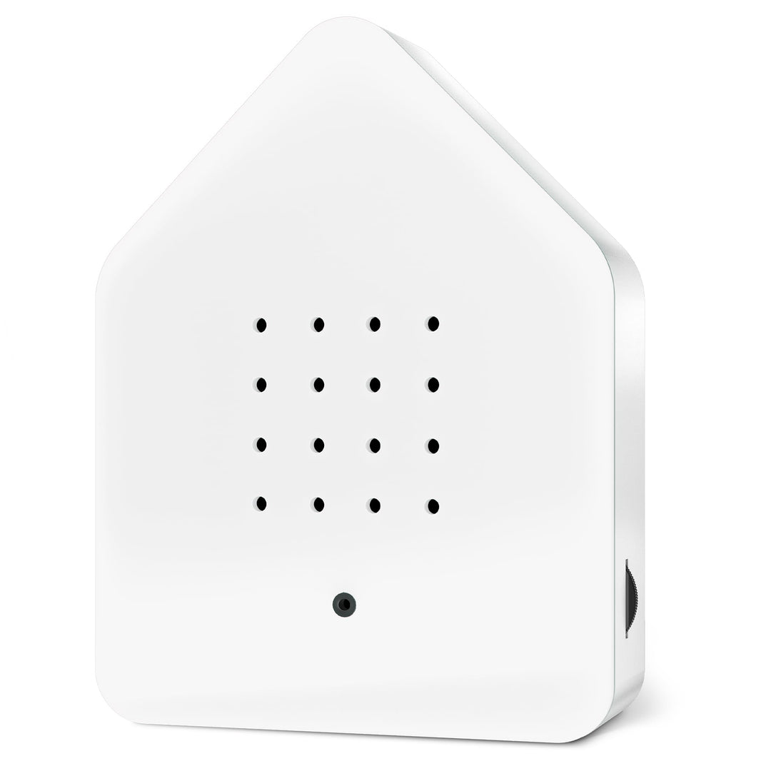 RELAXOUND ORIGINAL Zwitscherbox "White" – Moderne Vogelgezwitscher Box – Entspannender Vogelgesang –