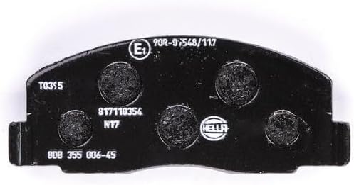 HELLA PAGID 8DB 355 006-451 Bremsbelagsatz - T0395 - Dicke/Stärke: 15.5mm - Bremssystem: Akebono - m