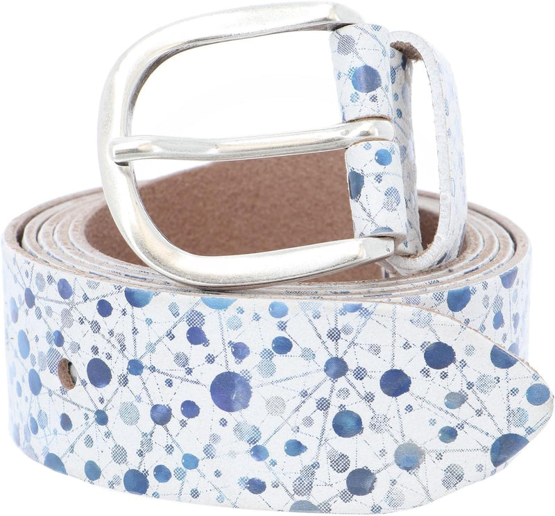 Vanzetti Genuine Beauty 35mm Belt W80 White/Blue