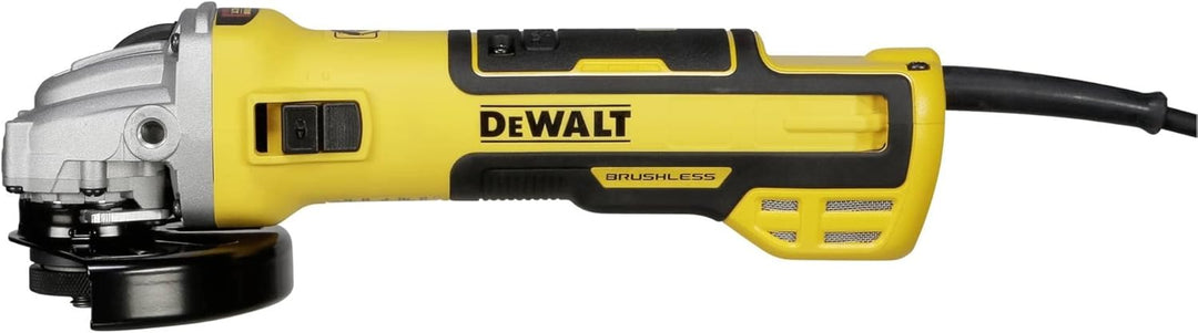 Dewalt Winkelschleifer (1.700 Watt, 125 mm Scheiben-Ø, bürstenlos, wartungsarm, Sanftanlauf, inkl. S