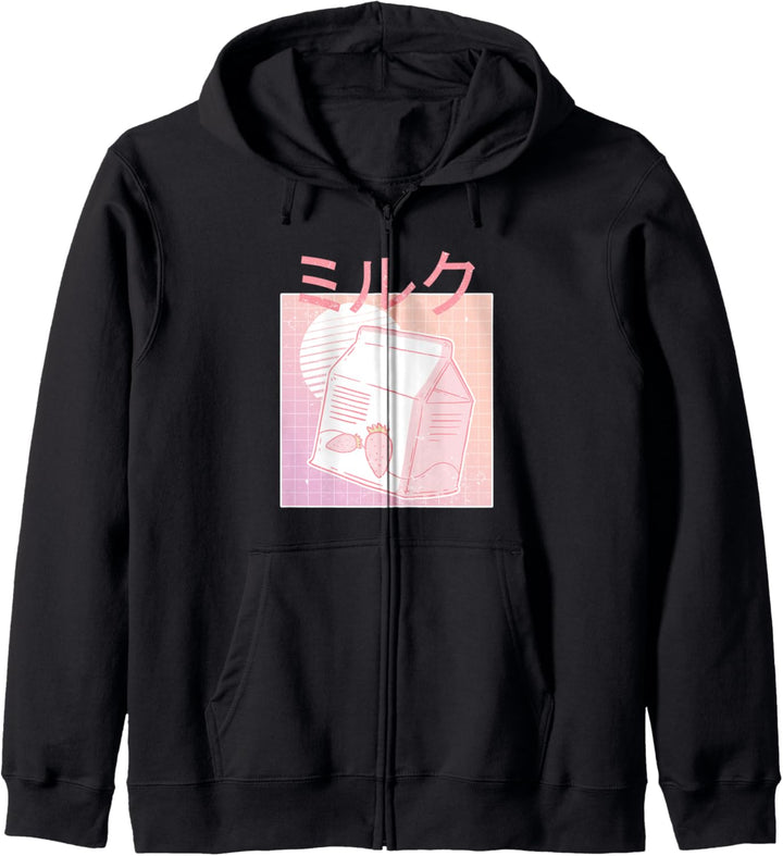 Vaporwave Milk - Otaku, Kawaii, Japan, 80s 90s Kapuzenjacke
