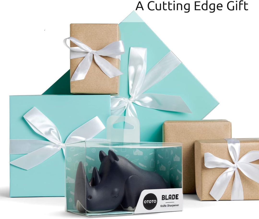 OTOTO Blade Knife Sharpener - Keep Knife Sharper with the Best Knife Sharpener - Fun Kitchen Gadgets