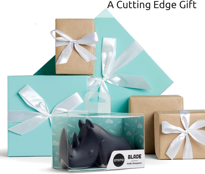 OTOTO Blade Knife Sharpener - Keep Knife Sharper with the Best Knife Sharpener - Fun Kitchen Gadgets