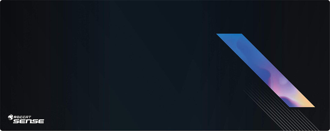 ROCCAT Sense Vital Force Hybrid XXL Gaming Mauspad - Höchstmass an Präzision, extra stark vernähter
