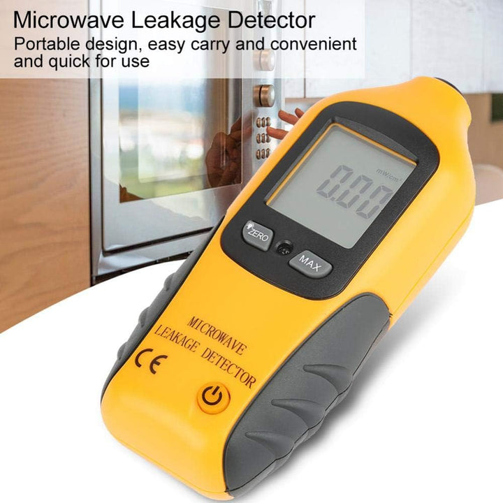 Professioneller LCD-Mikrowellen-Lecksucher HT-M2 hochpräzises Strahlungsmessgerät 0–9,99 mW/cm2 Gasl