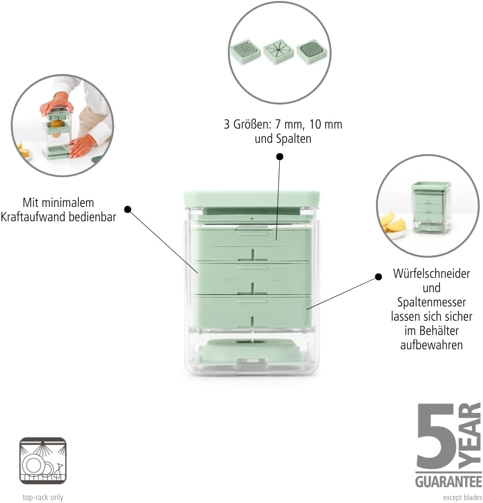 Brabantia Tasty+ Kartoffelschneider, Jadegrün