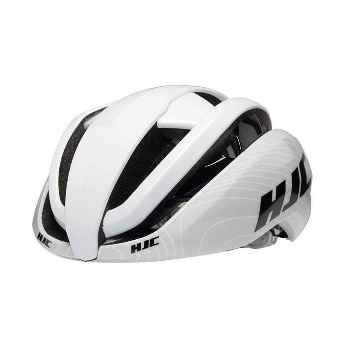 HJC Helmets Unisex – Erwachsene Ibex 2.0 strassenhelm, White Line Grey, L 58~61CM