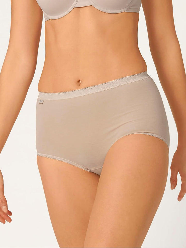 Sloggi Damen sloggi Basic+ Maxi 3P Taillenslip 40 Skin, 40 Skin