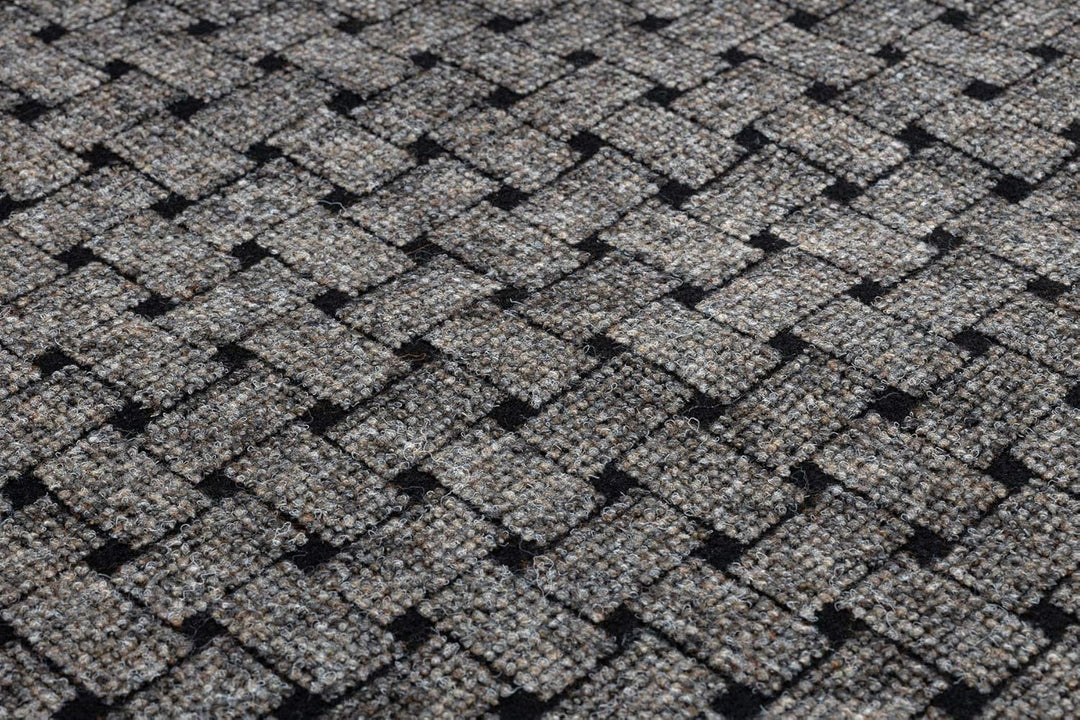 rugsx Runner - Türmatte rutschfest Vectra 316 Draussen Innen beige 100x100 cm 100x100 cm Vectra Beig