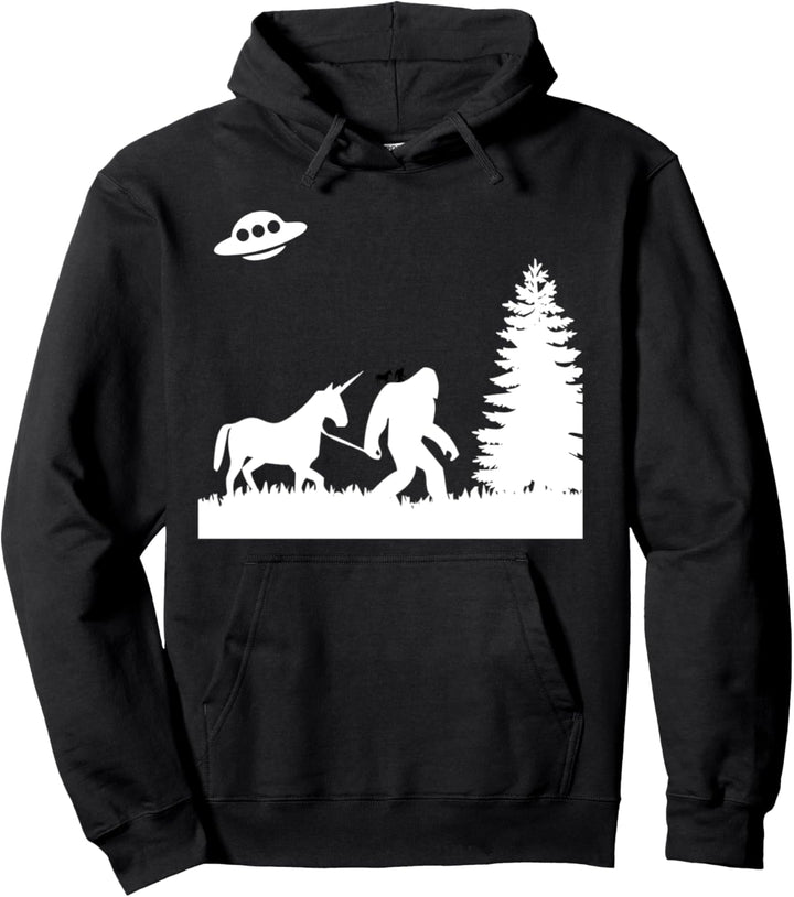 UFO Sasquatch Unicorn Lover Fabelwesen Pullover Hoodie