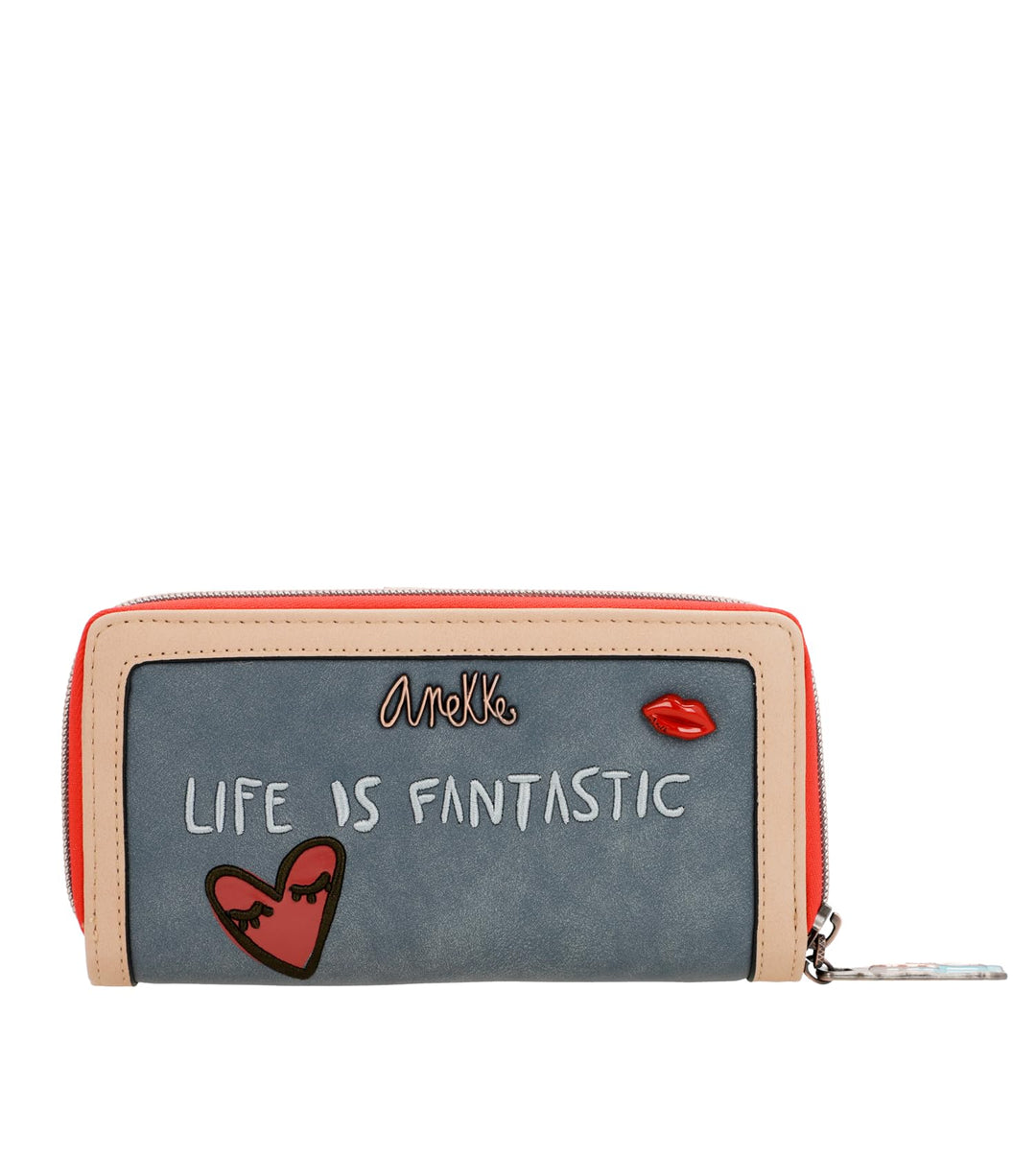 Anekke Zip wallet with flap L, kombi(funmusic), Gr.