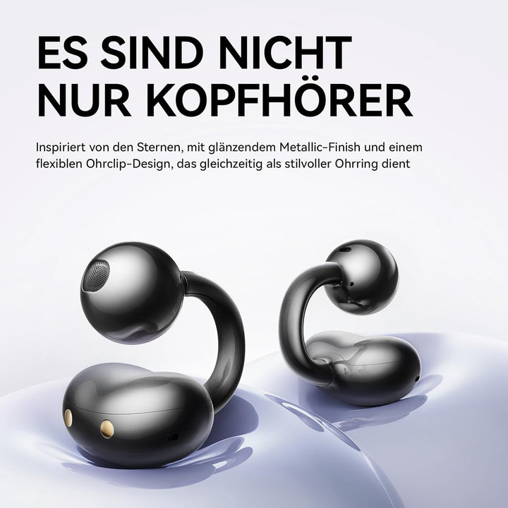 SANAG S6S Open Ear Clip On Kopfhörer, Headphone Kabellos Bluetooth 5.3 mit Mikrofon, IPX4 Wasserdich